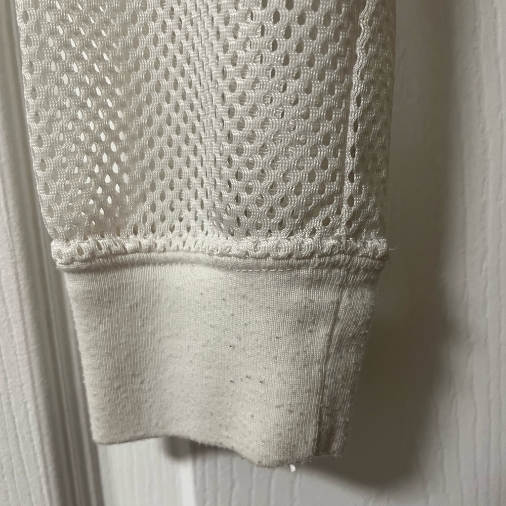 White Nike mesh jacket